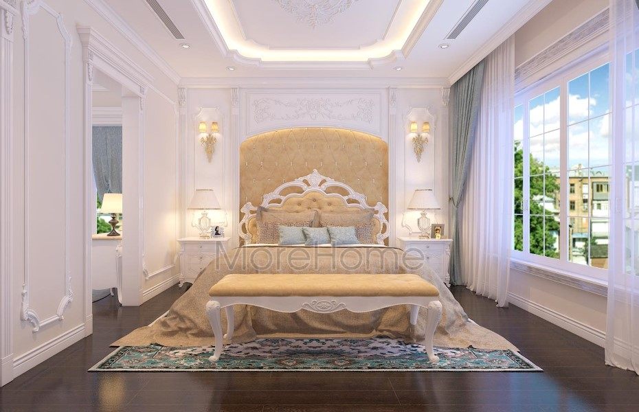 Thiết kế nội thất phòng ngủ biệt thự EuroLand